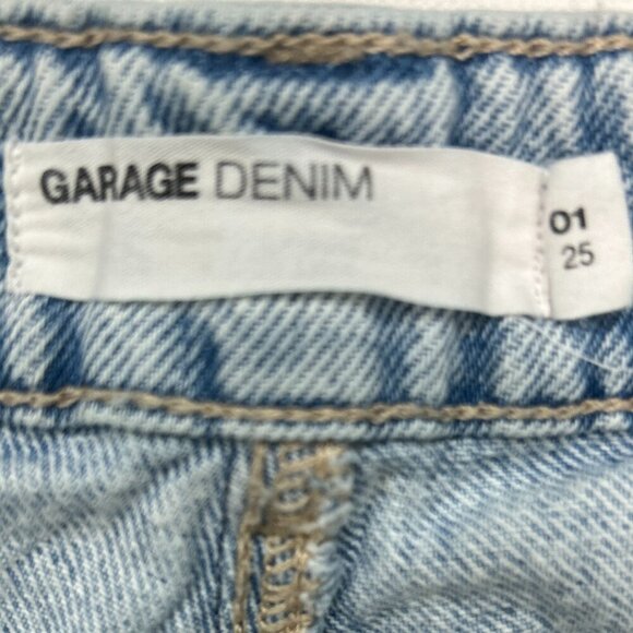 Garage Denim Women's Wide Leg Slouchy Baggy Cargo Jeans | Sz 25 Y2K Streetwear - Picture 6 of 15